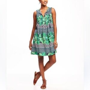 Old Navy Tropical Swing Dress